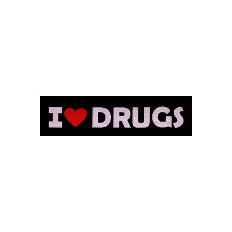 Nášivka I ♥ Drugs