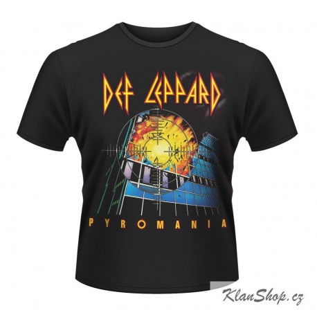 Pánské tričko Def Leppard - Pyromania