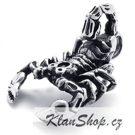 Ocelový přívěsek - Štír