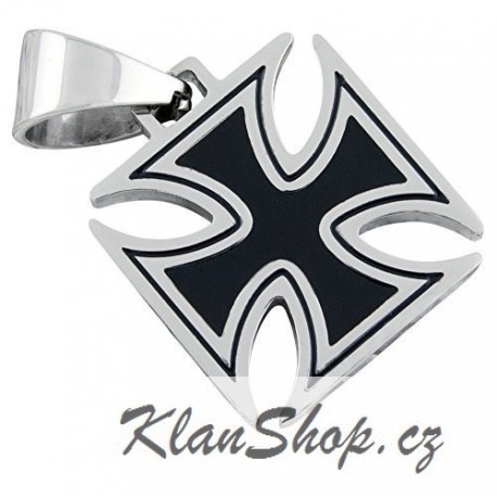 Ocelový přívěsek - Kříž