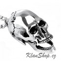 Ocelový přívěsek - Lebka