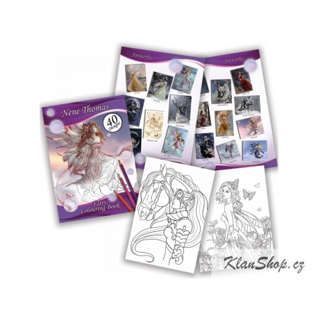 Kniha omalovánek - Fairy