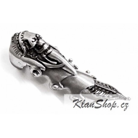 Kloubový prsten - Old Skull