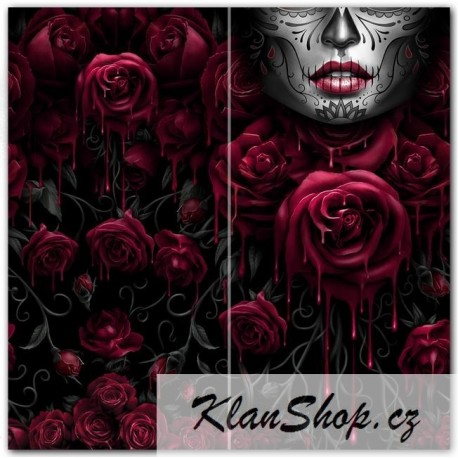 Šátek Spiral Direct - Blood Rose