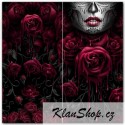 Šátek Spiral Direct - Blood Rose