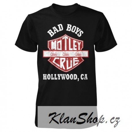 Pánské tričko Motley Crue - Bad Boys Shield