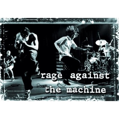 Vlajka na zeď s kapelou - Rage Against The Machine 