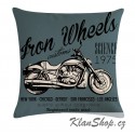 Povlak na polštář - Iron Wheels
