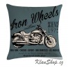 Povlak na polštář - Iron Wheels