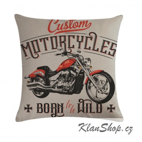 Povlak na polštář - Custom Motorcycles