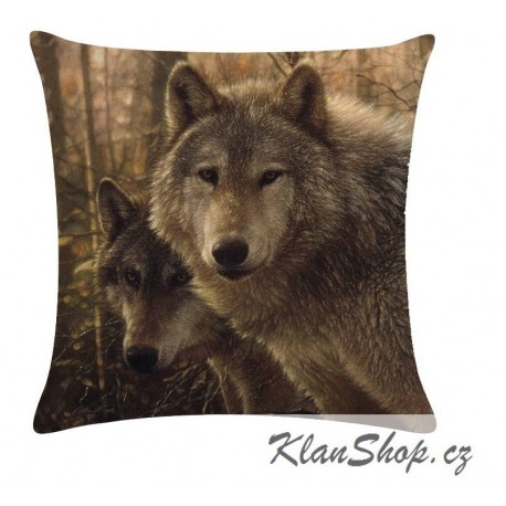 Povlak na polštář - Wolves