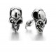 Náušnice z oceli -  Lebky