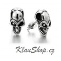 Náušnice z oceli -  Lebky