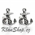 Náušnice z oceli - Kotvy