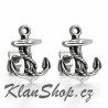 Náušnice z oceli - Kotvy
