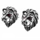 Náušnice z oceli - Lvi