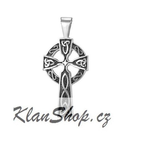 Ocelový přívěsek - Kříž