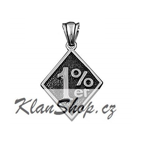 Ocelový přívěsek - 1%