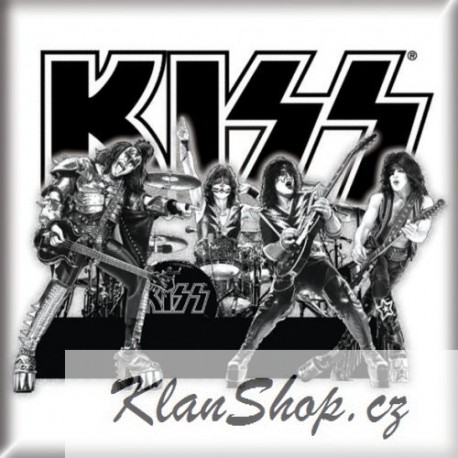 Magnet na lednici Kiss - Graphite Band
