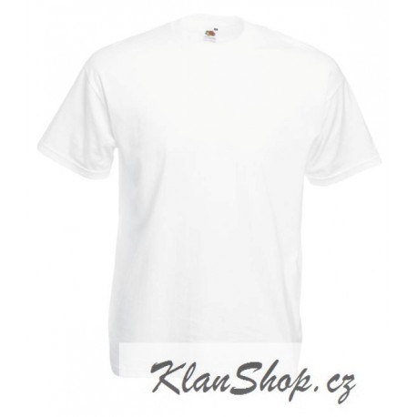 Tričko Fruit Of The Loom - Bílé