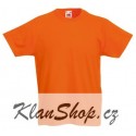 Dětské tričko Fruit Of The Loom - Oranžové