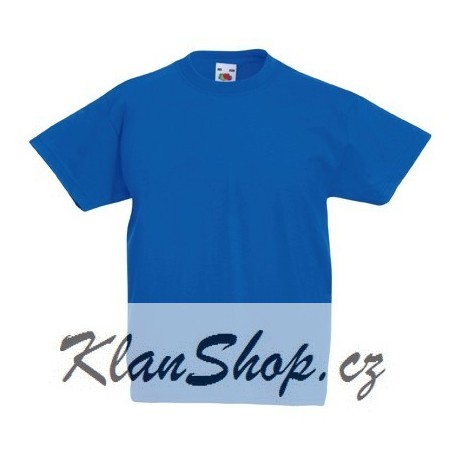 Dětské tričko Fruit Of The Loom - Tmavší Modré