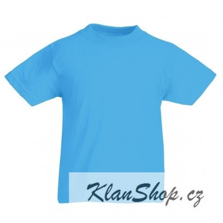 Dětské tričko Fruit Of The Loom - Azurově modré