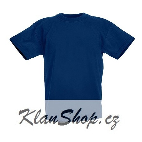 Dětské tričko Fruit Of The Loom - Tmavě modré