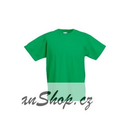 Dětské tričko Fruit Of The Loom - Zelené