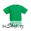 Dětské tričko Fruit Of The Loom - Zelené