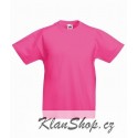 Dětské tričko Fruit Of The Loom - Růžové