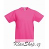 Dětské tričko Fruit Of The Loom - Růžové