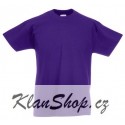 Dětské tričko Fruit Of The Loom - Fialové