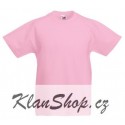 Dětské tričko Fruit Of The Loom - Světle růžové