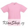 Dětské tričko Fruit Of The Loom - Světle růžové