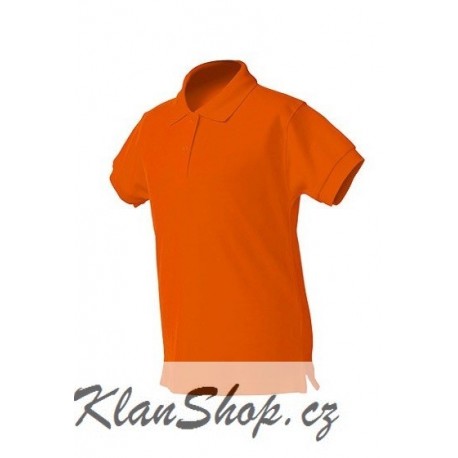 Dětská polokošile JHK - Oranžová