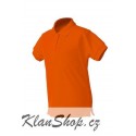 Dětská polokošile JHK - Oranžová