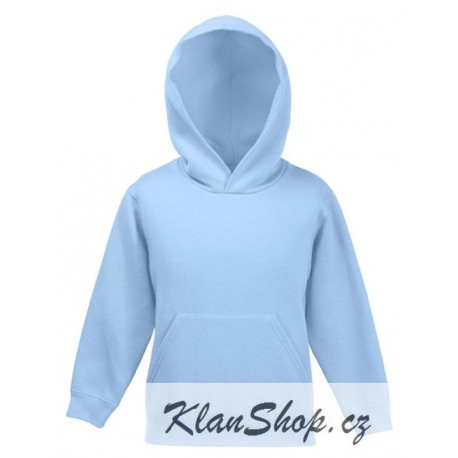Dětská mikina Fruit Of The Loom - Světle modrá
