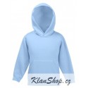 Dětská mikina Fruit Of The Loom - Světle modrá