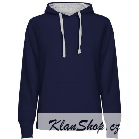 Dámská mikina bez potisku Roly - Tmavě modrá