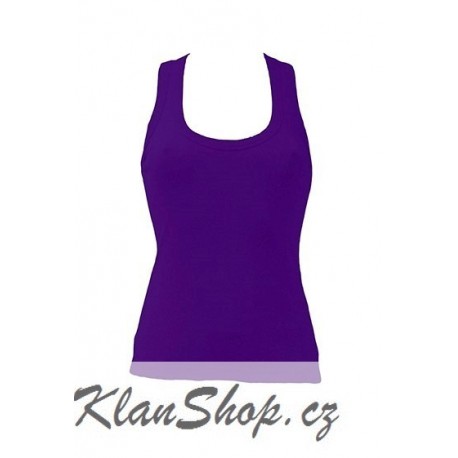 Dámské tílko bez potisku JHK - Fialové