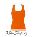 Dámské tílko bez potisku JHK - Oranžové