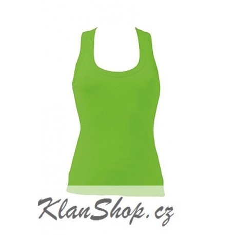 Dámské tílko bez potisku JHK - Limetkové