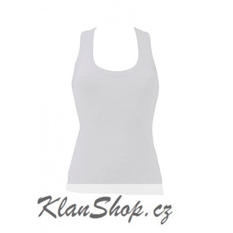 Dámské tílko bez potisku JHK - Bílé
