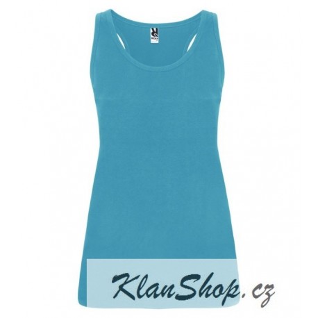 Dámské tílko bez potisku Roly - Tyrkysové