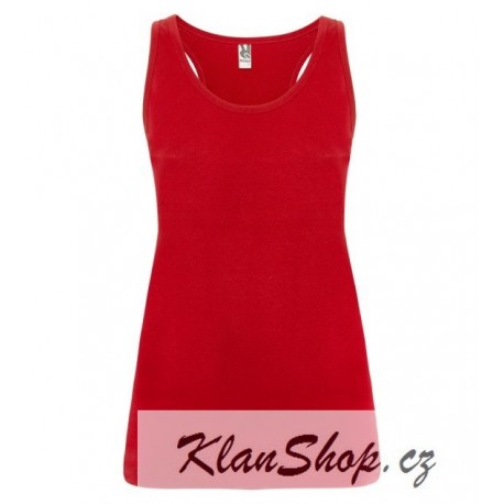 Dámské tílko bez potisku Roly - Červené