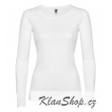 Dámské tričko s dlouhým rukávem Roly - Bílé