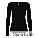 Dámské tričko s dlouhým rukávem Roly - Černé