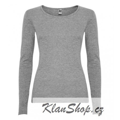 Dámské tričko s dlouhým rukávem Roly - Šedé