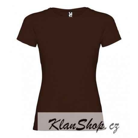 Dámské tričko s krátkým rukávem Roly - Hnědé